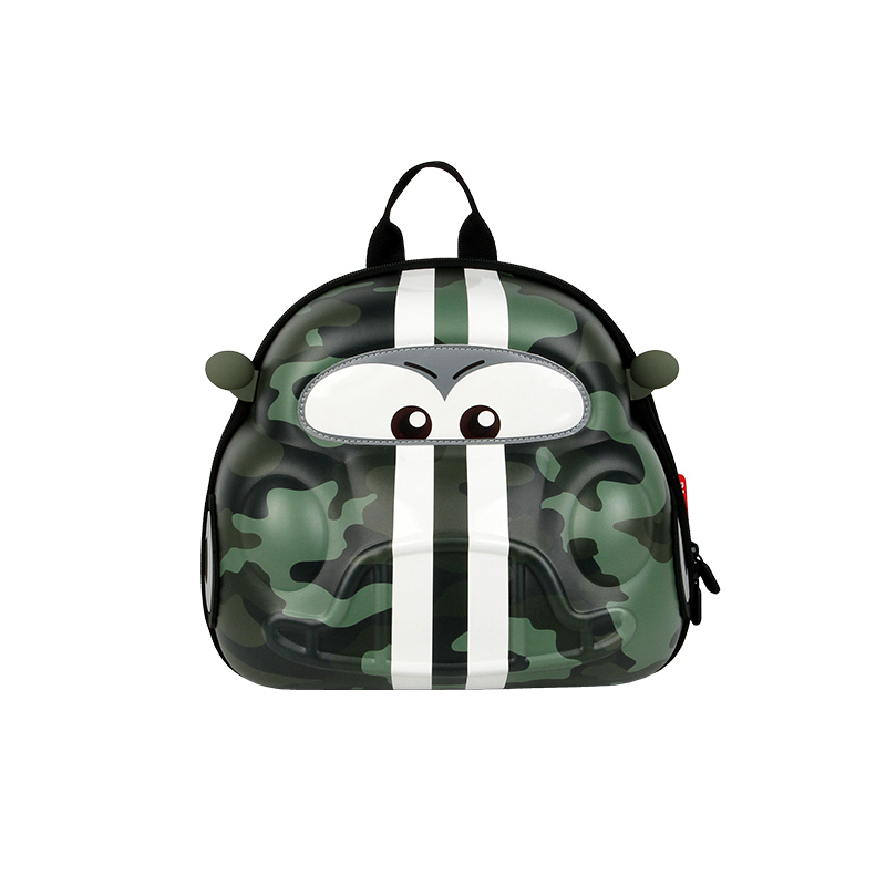 Supercute New Design 3D Cartoon LED Car Kids Backpack School Bags For Children