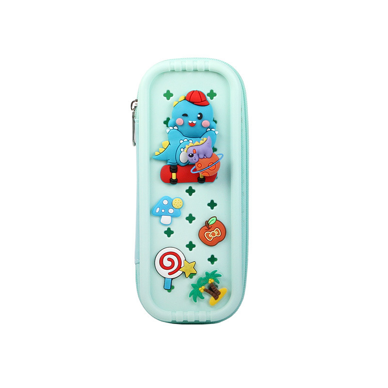 Factory Unisex Cartoon Design Custom DIY Eva Pencil Bag Pencil Case For Children