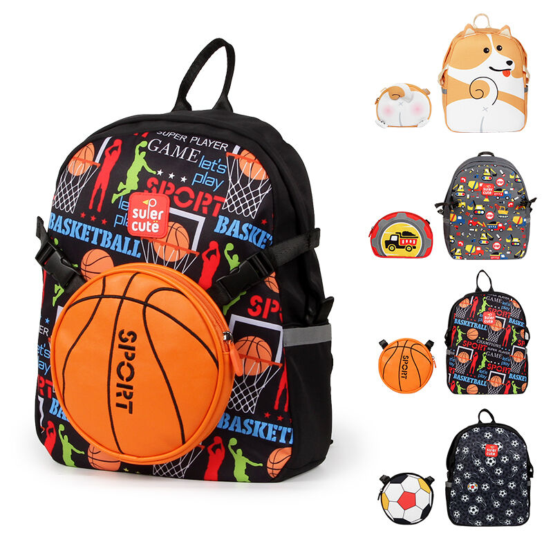 Sac d'école résistant à l'eau avec bretelles confortables et sac à bandoulière durable pour étudiants