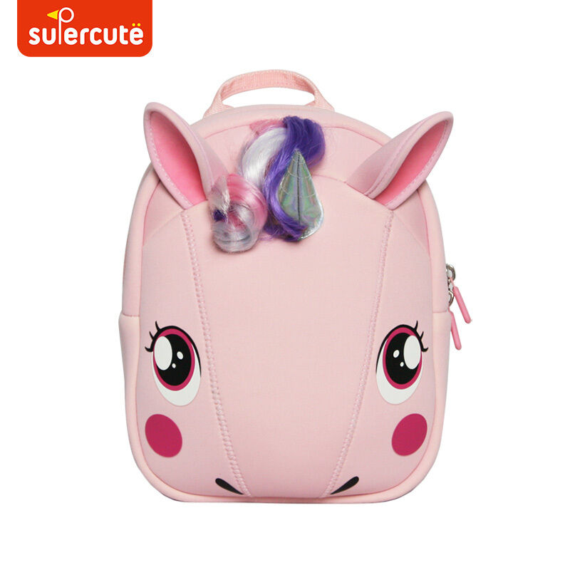 Supercute Personalized Kids Backpack Unicorn Bag Kids School Bag For Kindergarten