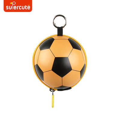 Individuelle Münzbörse aus strapazierfähigen EVA- und PU-Materialien mit einzigartigem 3D-Fußball-Design